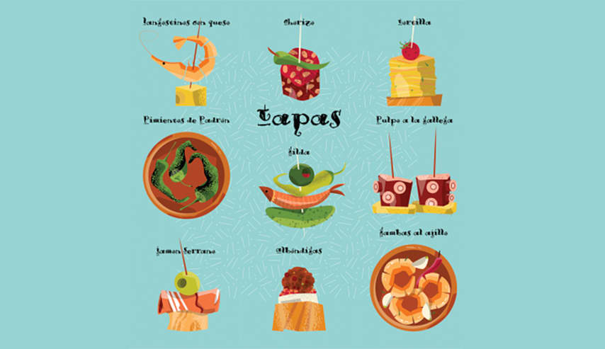 School of tapas I/Escuela de tapas I. English/Spanish