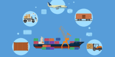 Cadena logística y transporte internacional