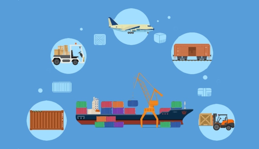 Cadena logística y transporte internacional