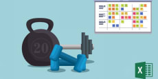 Aprende a planificar y cuantificar la carga de trabajo de gimnasio mediante Excel