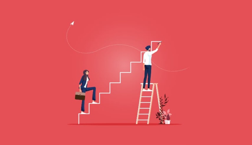 Manejo seguro de escaleras portátiles