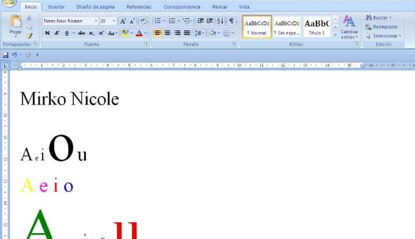 Tutorial básico de Word 2013