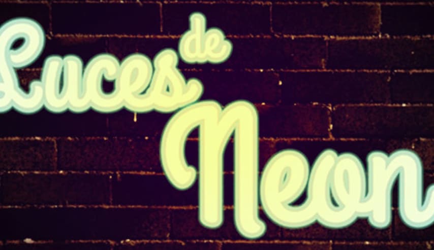 Letras efecto neón con Illustrator