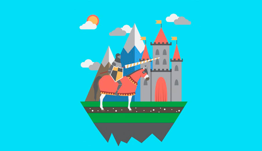 Crea un escenario medieval II