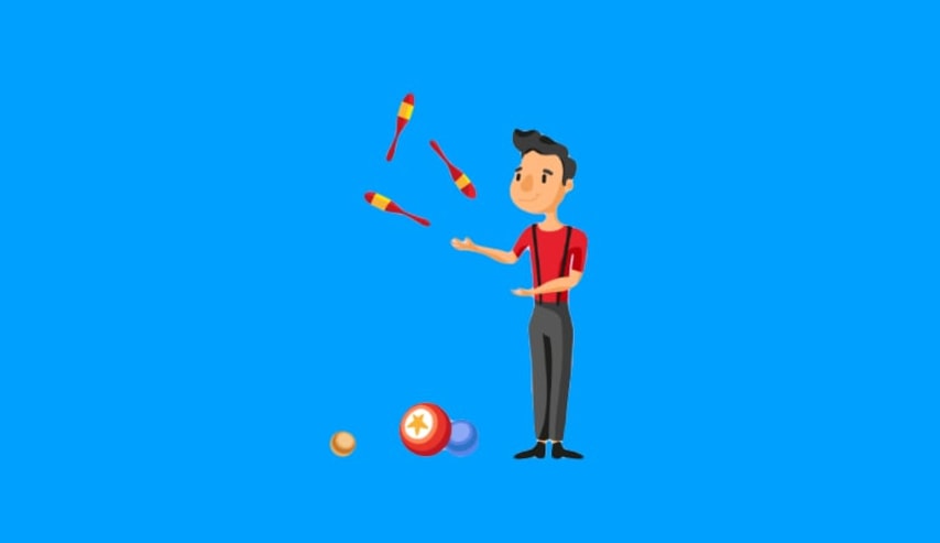 Juggling/Malabares - Contact and spinning staff/ Cariocas