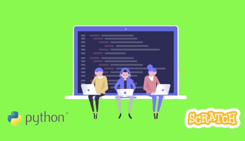 Conceptos básicos de programación con Python y Scratch