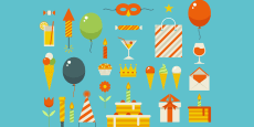 Decoración con telas para fiestas y eventos