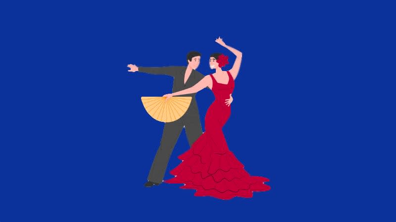 Aprende a bailar flamenco por tangos