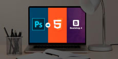 Sitio web desde cero: de PSD a HTML5, Bootstrap 4 y Extract