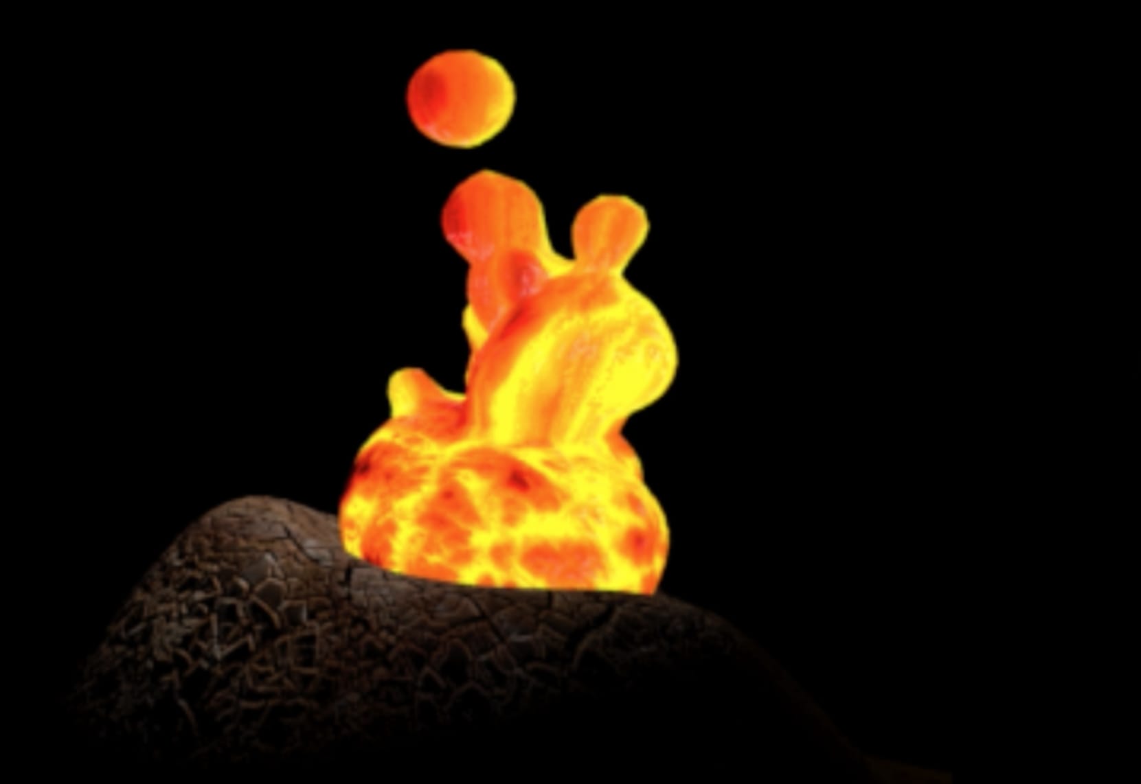 Cómo crear lava volcánica en 3Ds Max