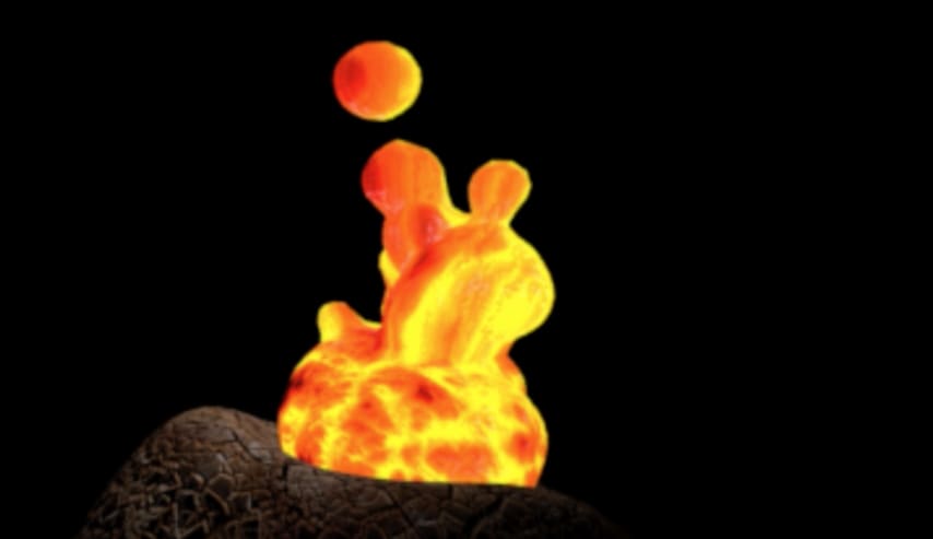 Cómo crear lava volcánica en 3Ds Max