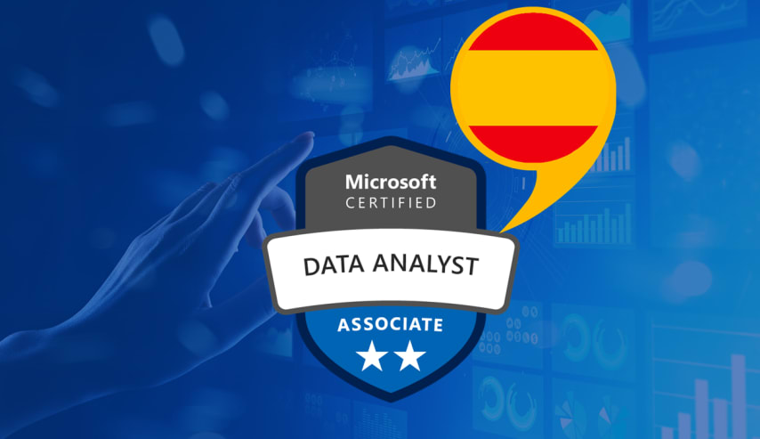 Contratar y configurar el examen de Certificación Microsoft DA-100 de Power BI en español